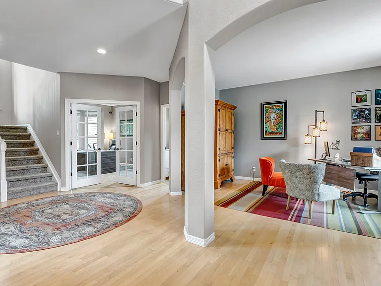 Main Entry with Living Room Area