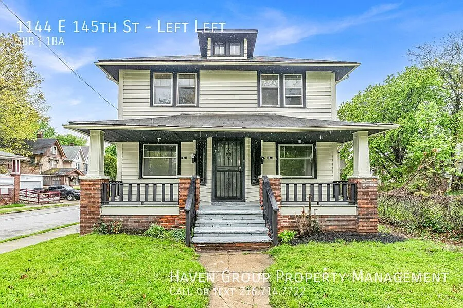 1144 E 145th St | Left, Cleveland, Ohio, 44110 - Spacious 3-bed 1-bath multi-family home! — Photo 1