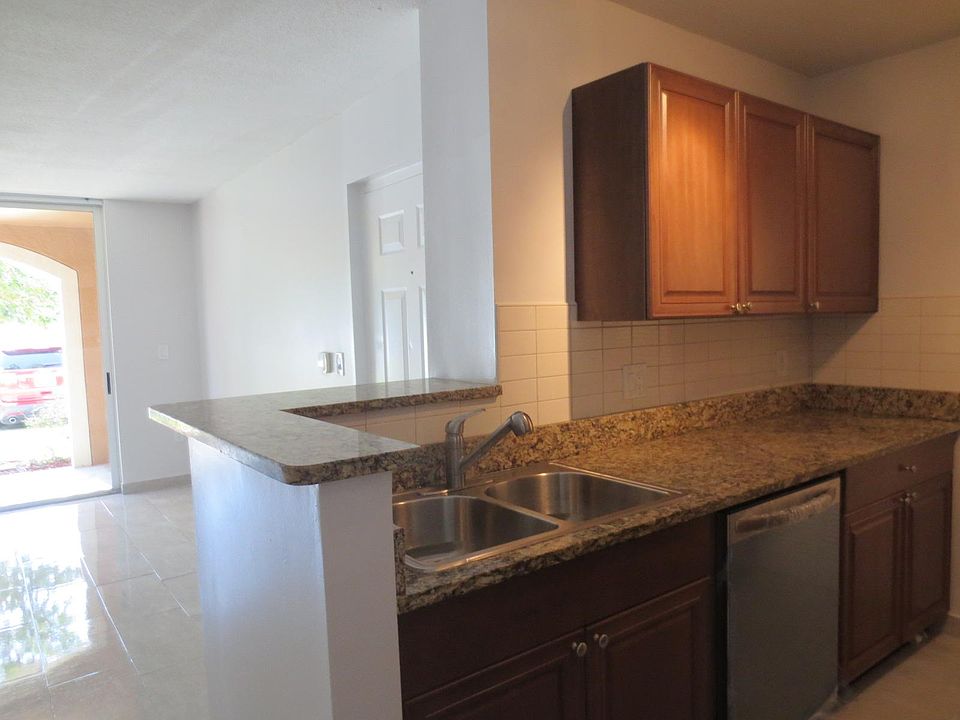 In kitchen looking towards patio