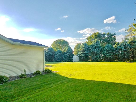Side yard and shed