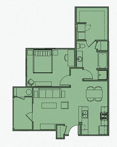 Floor plan Tower Superior Single