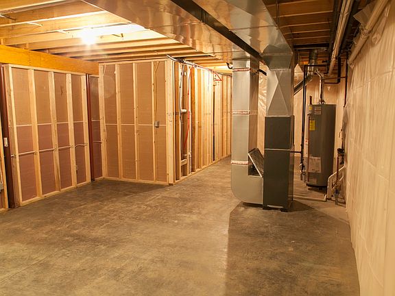 Unfinished Basement Area