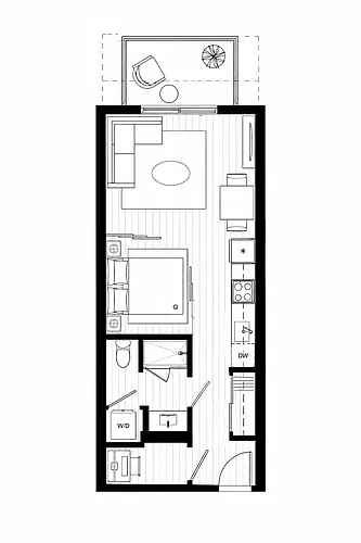 Floor plan B1b