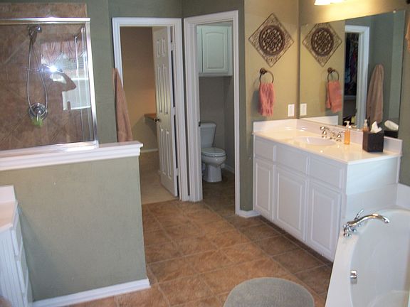 Mstr Bath 2sinks shower tub