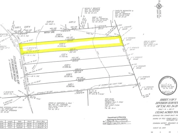 0 Sturgeon Rd Lot 5, Dolphin, VA 23843