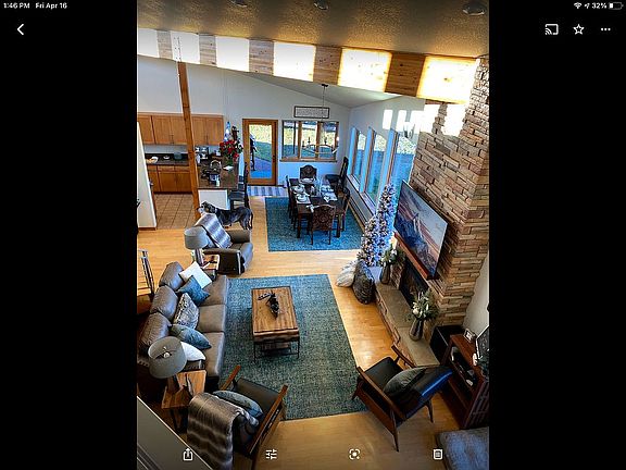 Living room from landing. 
