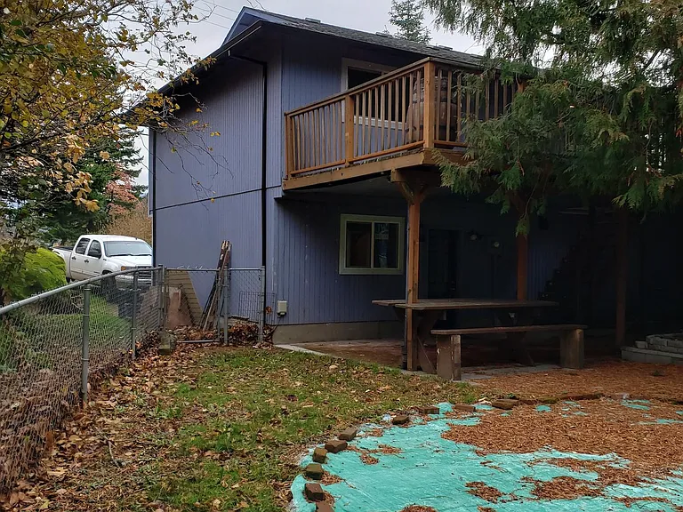side of the house