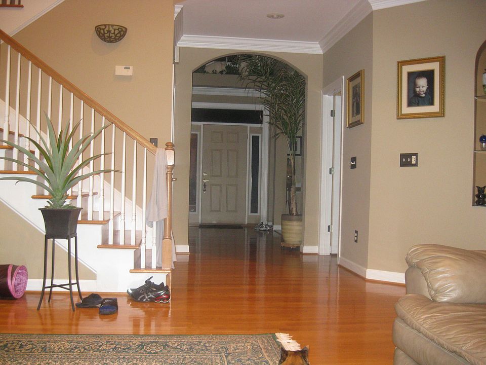 view of foyer from family room