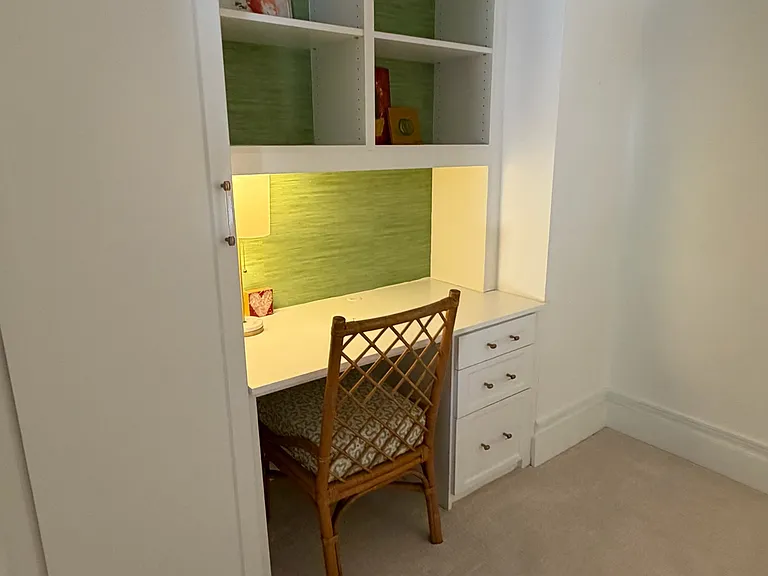 built in desk