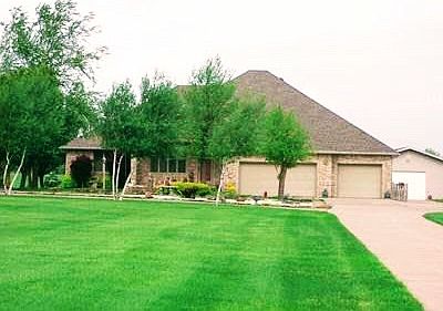 Front yard and drive