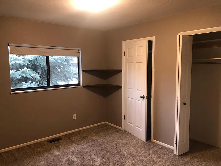 Upstairs 2nd Bedroom or Office with TWO Closets.