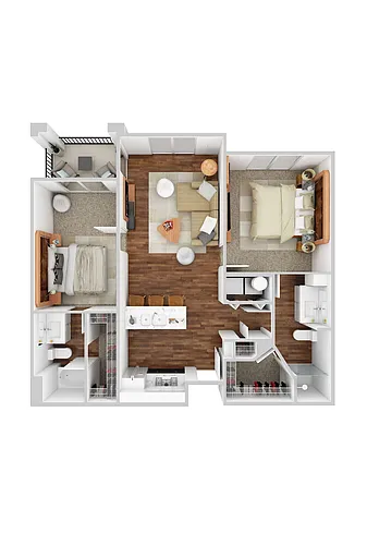 Floor plan San Gabriel