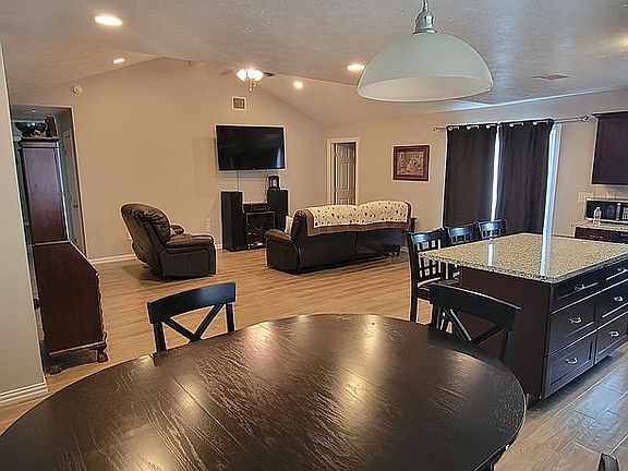 Storage under kitchen island