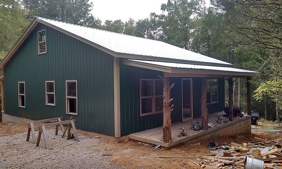 F house under construction
