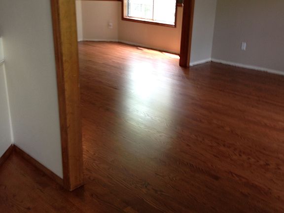 New hardwood floors