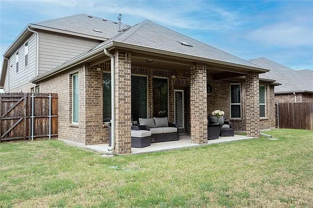 Backyard patio