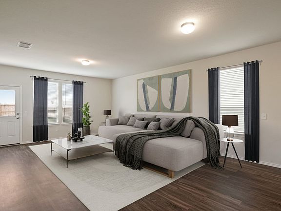 Gathering room drenched in natural light, creating a warm atmosphere