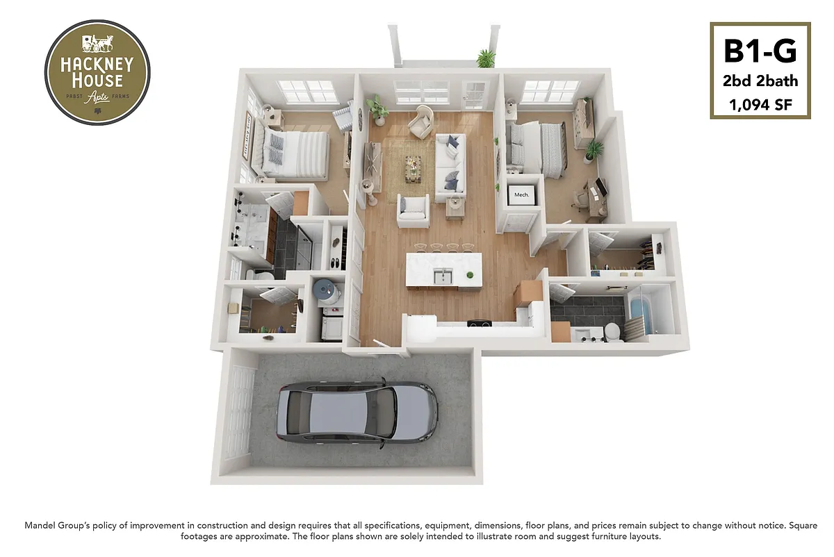 Floor plan B1-G