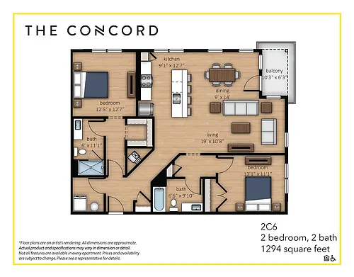 Floor plan 2C6