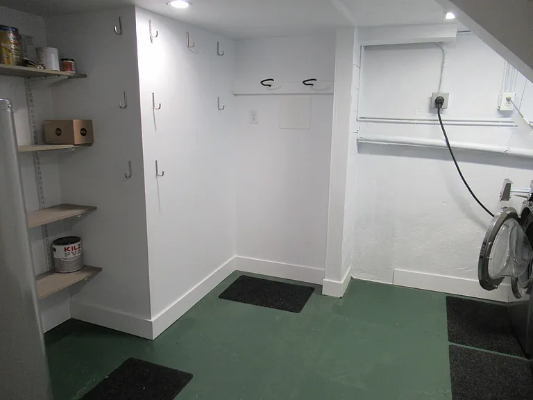 storage in basement