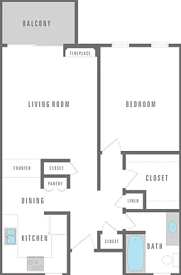 1 Bed 1 Bath 1 Bed 1 Bath