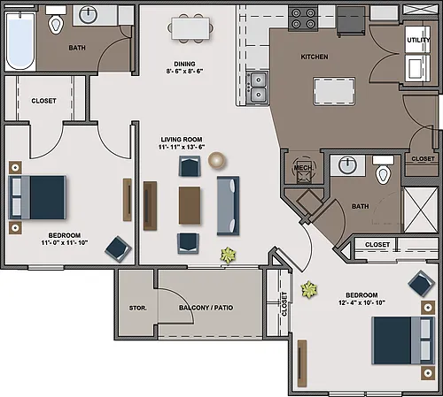 Floor plan B1