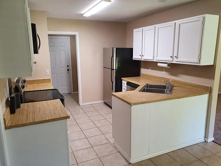 Kitchen going to garage