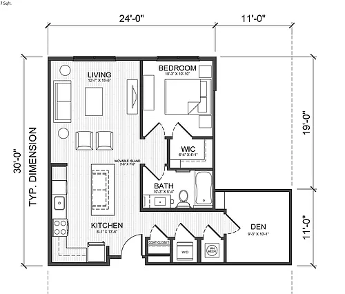 Floor plan Moss