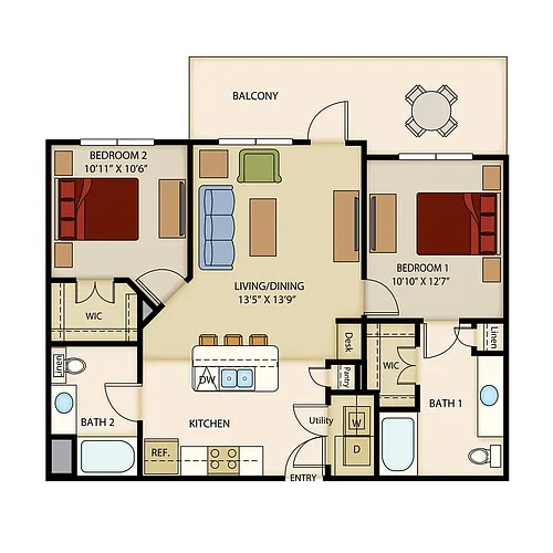 Floor plan B2b