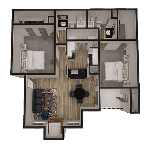 Floor plan 2B