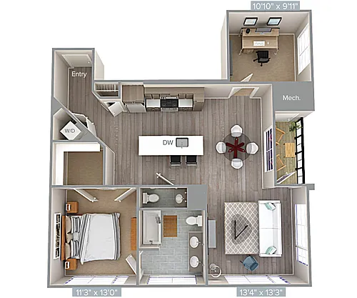 Floor plan A9D-1064-U