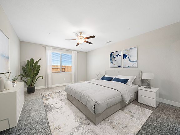 The master bedroom is the perfect place to relax at the end of the day.