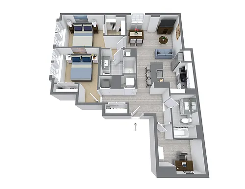 Floor plan E1
