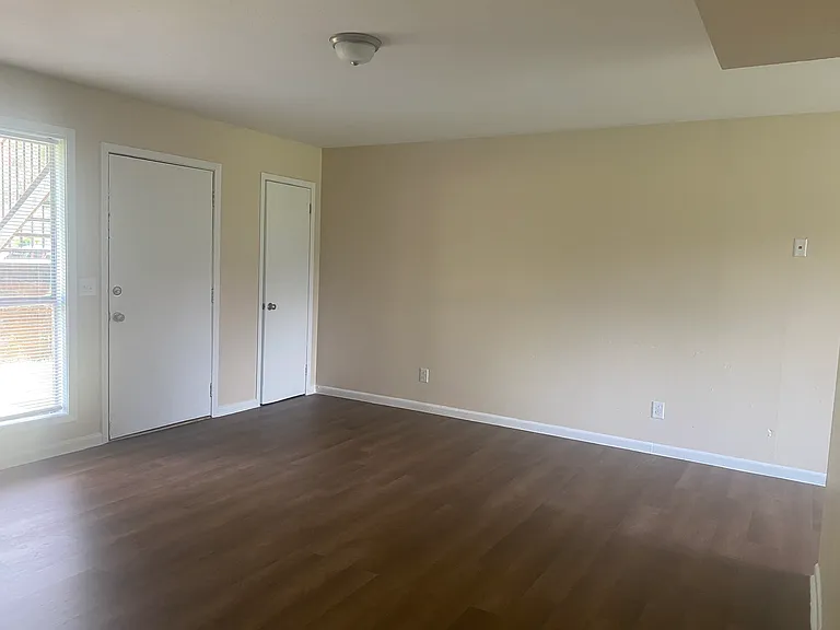 Luxury vinyl flooring in some units.