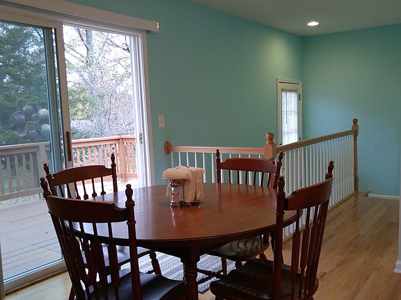 Dining room views backyard