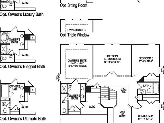 Second Floor Options