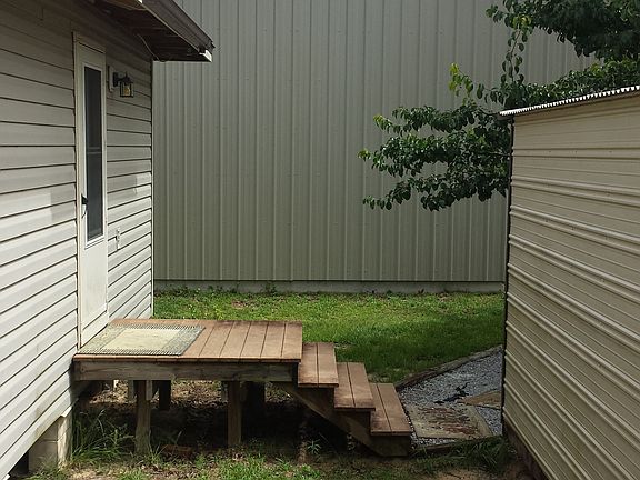 Deck from master bedroom.