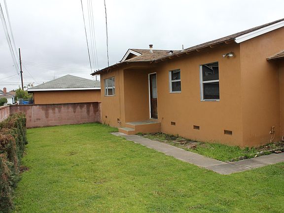 Back of house and back yard