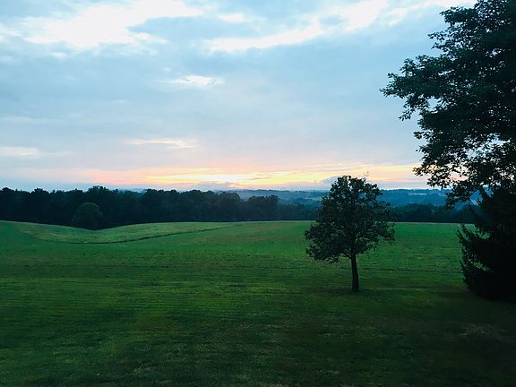sunset view from the patio