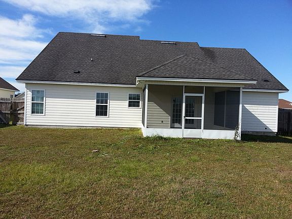 Back view of house