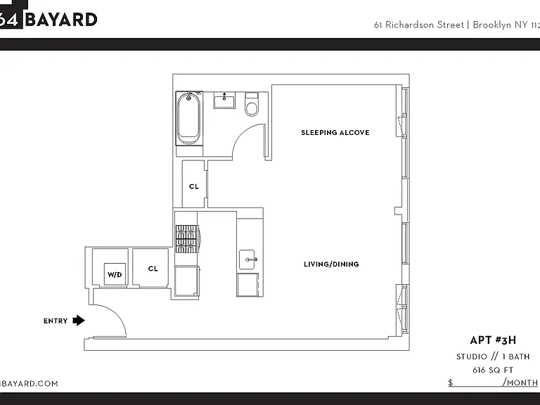 61 Richardson St #3H — Photo 7