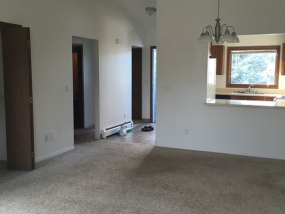 Living room looking toward kitchen