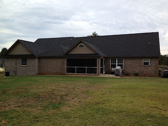 Screened porch from backyard
