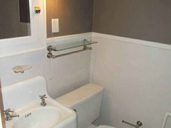 Bathroom with clawfoot tub/shower