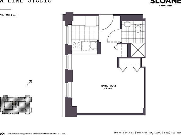 2nd image of 360 W 34th St APT 11X