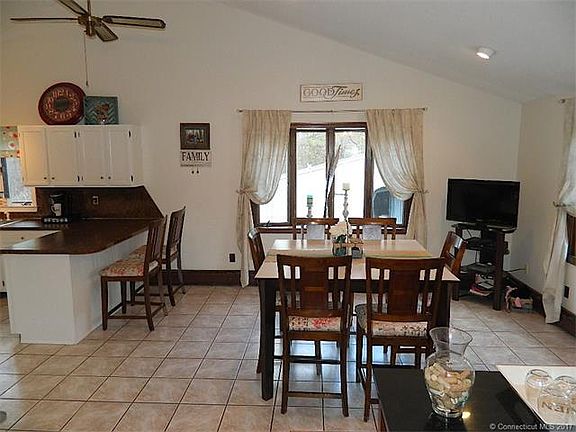 Upper level kitchen and din...