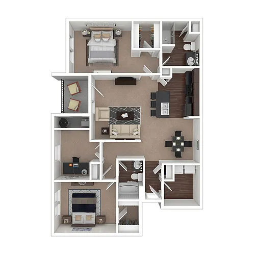 Floor plan B2C Den