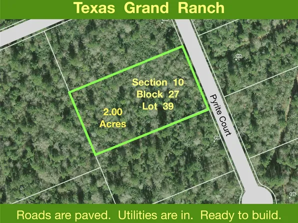 10-27-39 Pyrite Ct Lot 39, Huntsville, TX 77340