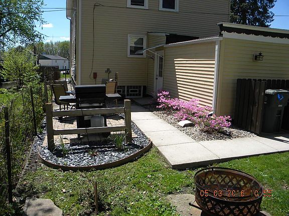 Private patio and entrance