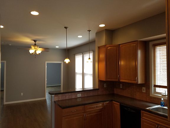Spacious dining area adjacent to kitchen